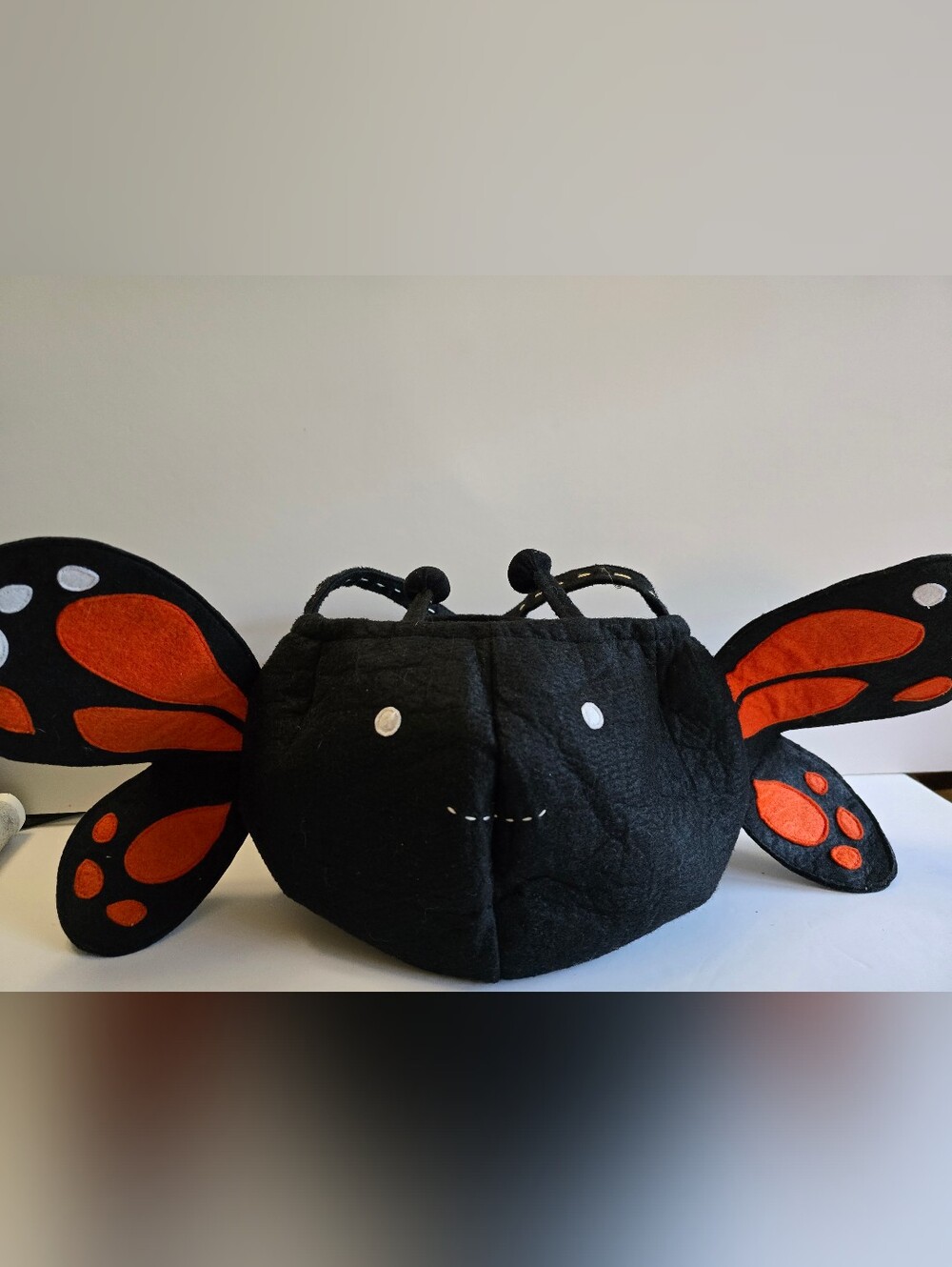 Pottery Barn Kids Black & Orange Butterfly Tote
